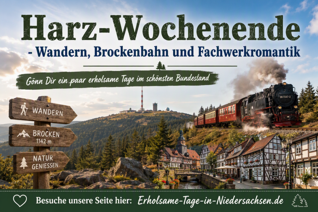 Harz-Wochenende - Wandern, Brockenbahn und Fachwerkromantik